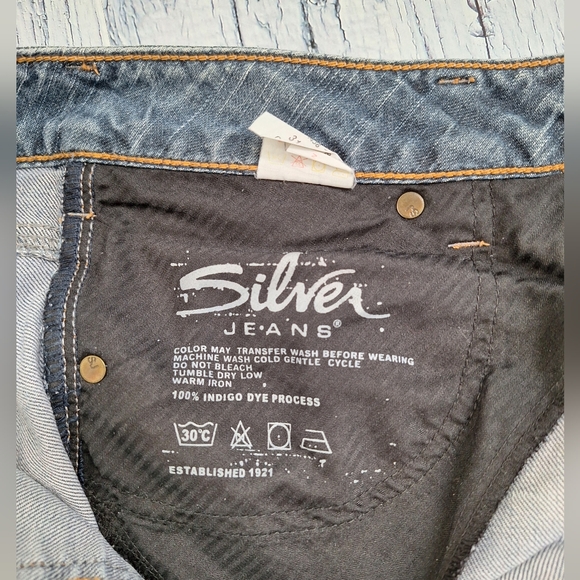 (31x32) Y2K Silver Jeans , Aiko low-rise bootcut flare , Vintage bell bottoms - Picture 8 of 16
